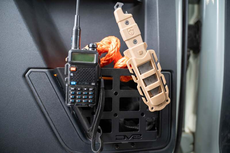 DV8 Offroad Rear Door Pocket Molle Panels for 2021-2025 Ford Bronco 4-Door, Part Number dveMPBR-06
