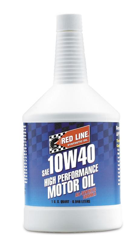 Red Line RED11404 10W-40 Motor Oil - Quart