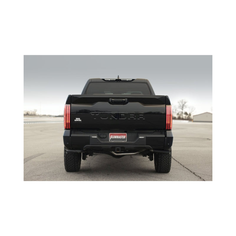 Flowmaster Outlaw Cat-Back Exhaust System for 2022-2026 Toyota Tundra 3.4L - Dual Rear or Side Exit, Stainless Steel