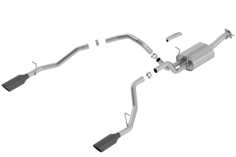 Borla ATAK 2019 RAM 1500 5.7L V8 AT 4DR Crew Cab Short Bed Atak SS Catback Exhaust - Black Chrome Tip