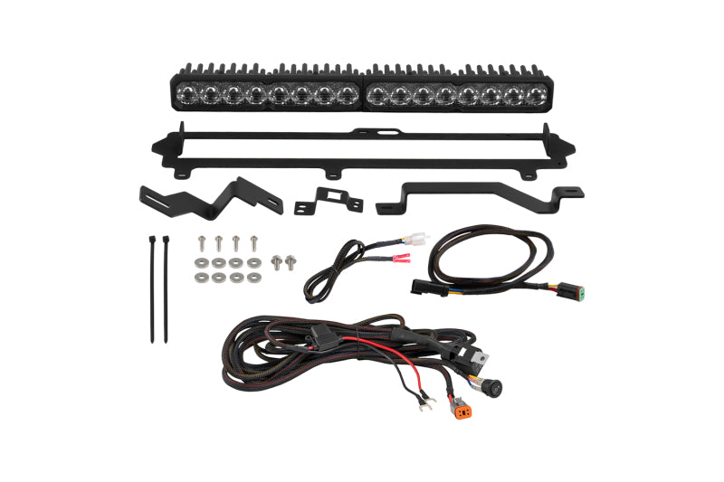 Diode Dynamics SS20 Pro LED Grille Light Bar Kit for 2022-2026 Toyota Tundra, White Driving, 6000K - Part DD8666