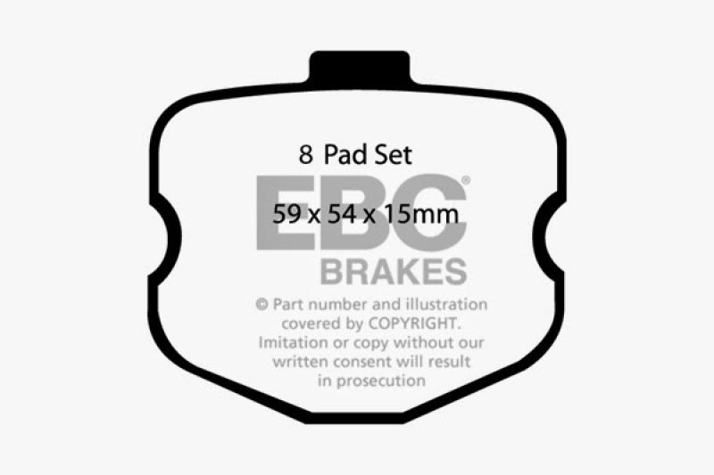 EBC Yellowstuff Brake Pad Sets