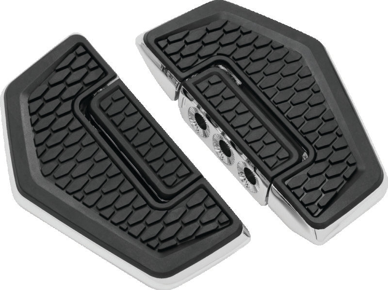Kuryakyn Hex Folding Mini Board Without Adapter, Chrome - Part Number 5908