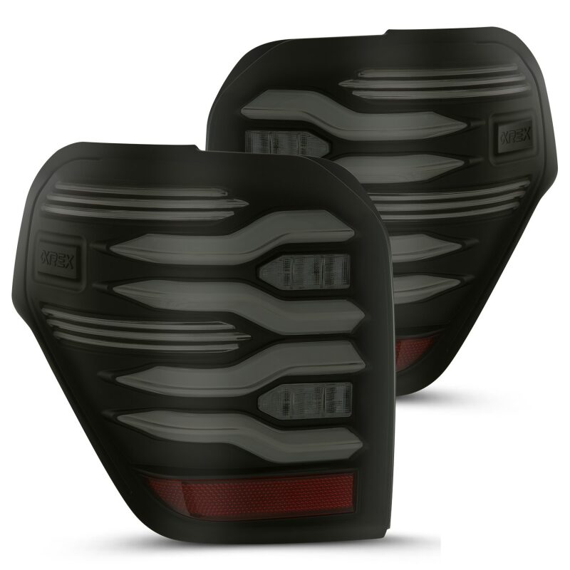 AlphaRex LUXX LED Taillights with Black Housing for 2010-2021 Toyota 4Runner, ARX690040