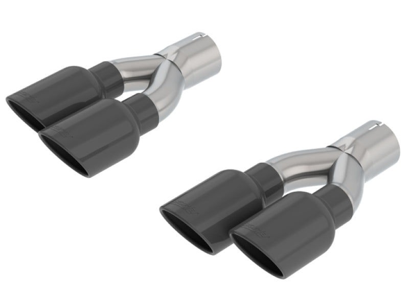 Borla 60672BC Black Chrome Exhaust Tip Kit for 2018-2021 Jeep Grand Cherokee Trackhawk 6.2L V8