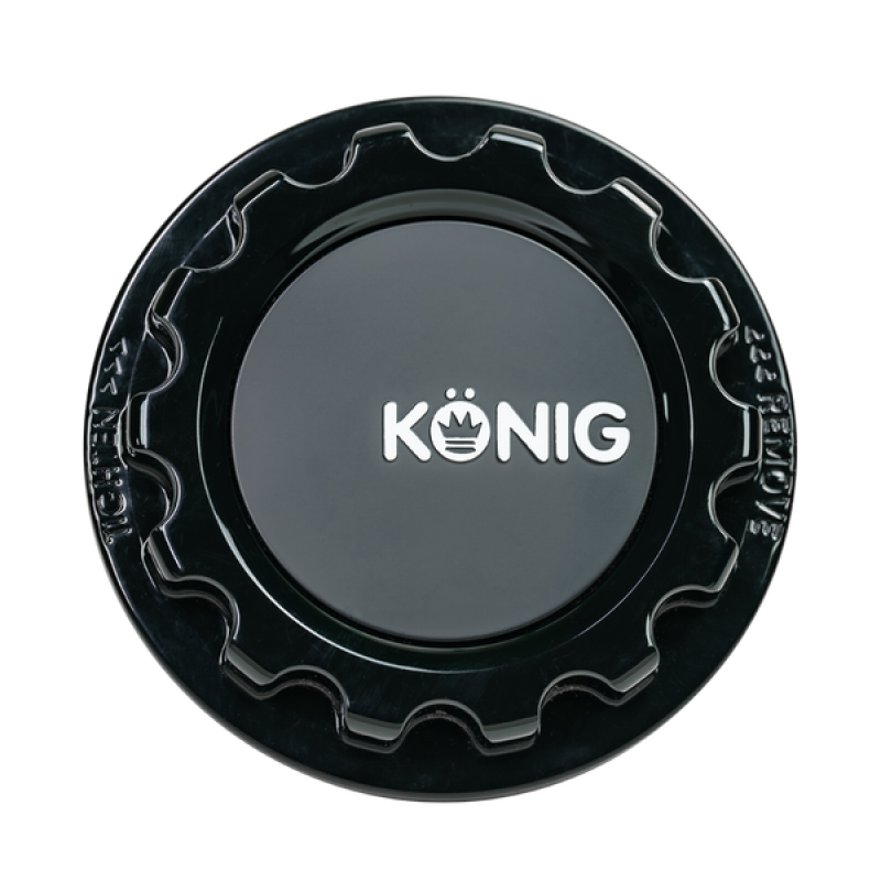 Konig MRK1 Gloss Black Gear Cap with Logo