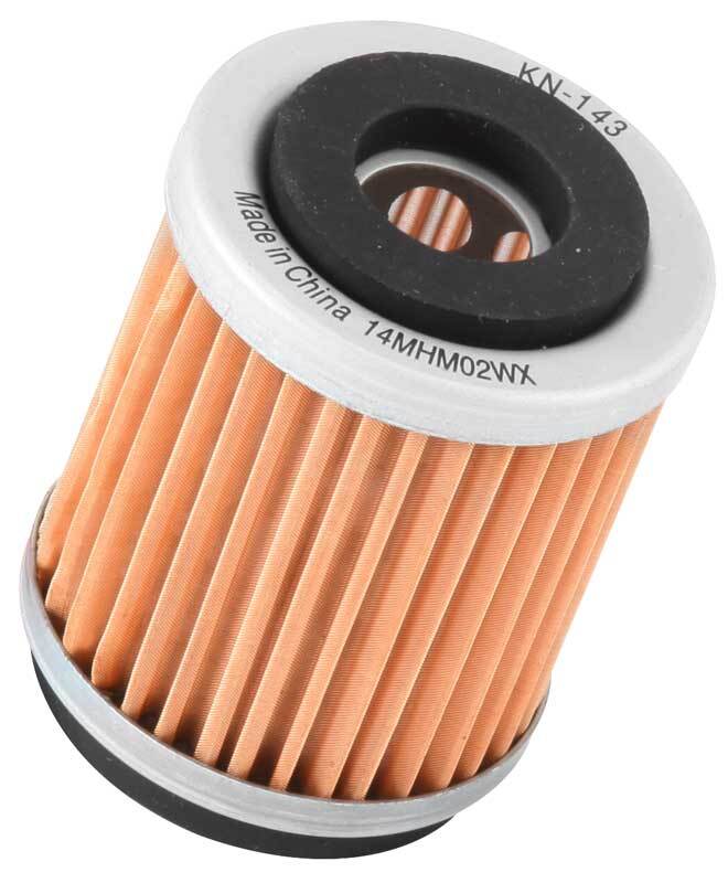 K&N Engineering KN-143 Powersports Premium Oil Filter for Yamaha and MBK