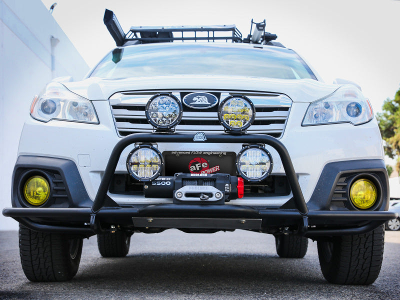 aFe POWER Terra Guard Front Bumper with Winch Mount for 2020-2023 Subaru Outback, Part Number 79-27012