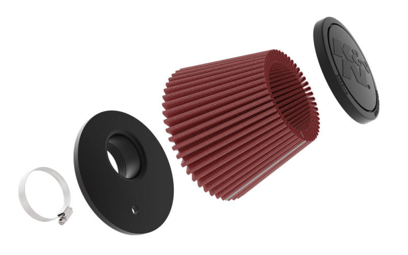 K&N Engineering RU-9920 Universal Clamp-On Air Filter with Vent