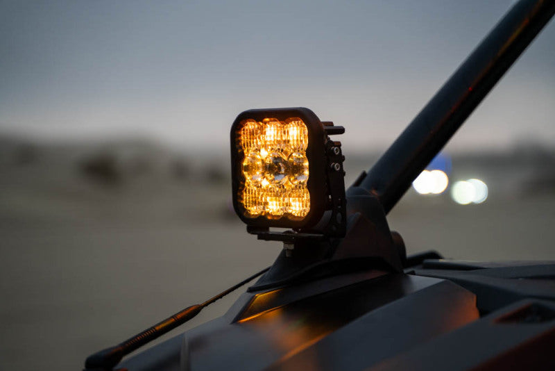 Diode Dynamics DD7634P Polaris RZR Pro A-Pillar LED Pod Bracket Kit
