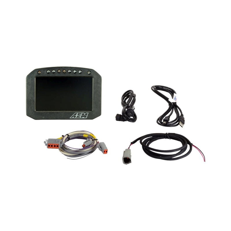 AEM CD-5L Carbon Logging Flush Digital Dash Display, Part Number 30-5601F