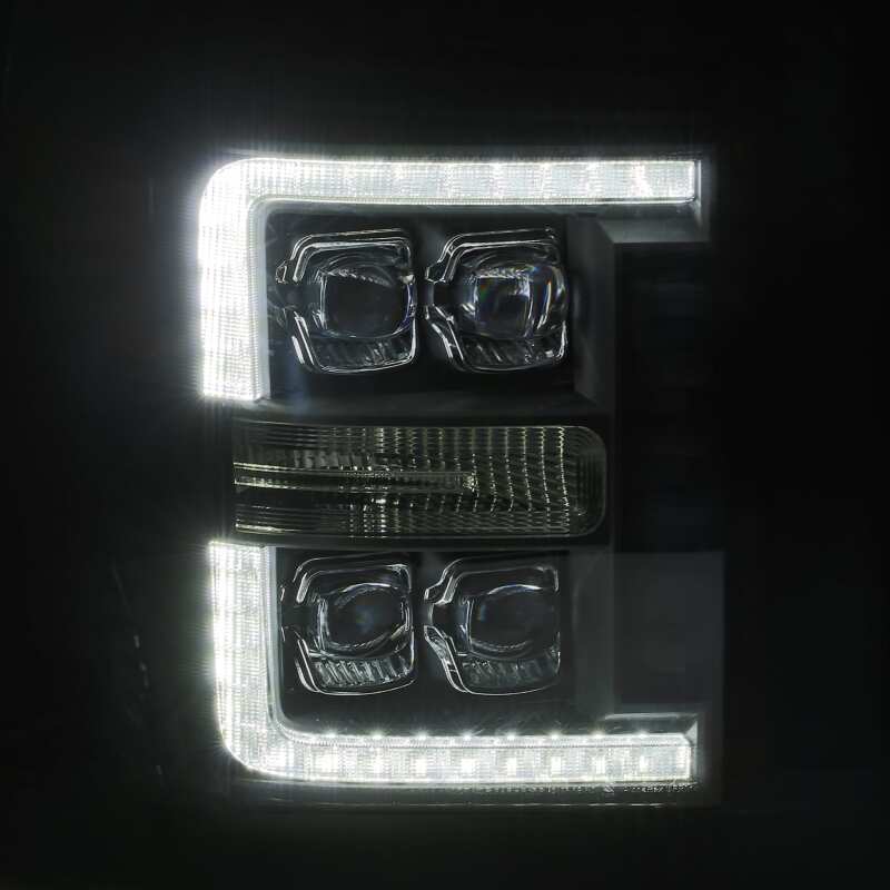 AlphaRex NOVA-Series Plank-Style LED Projector Headlights for 2011-2016 Ford F-350 Super Duty, Chrome
