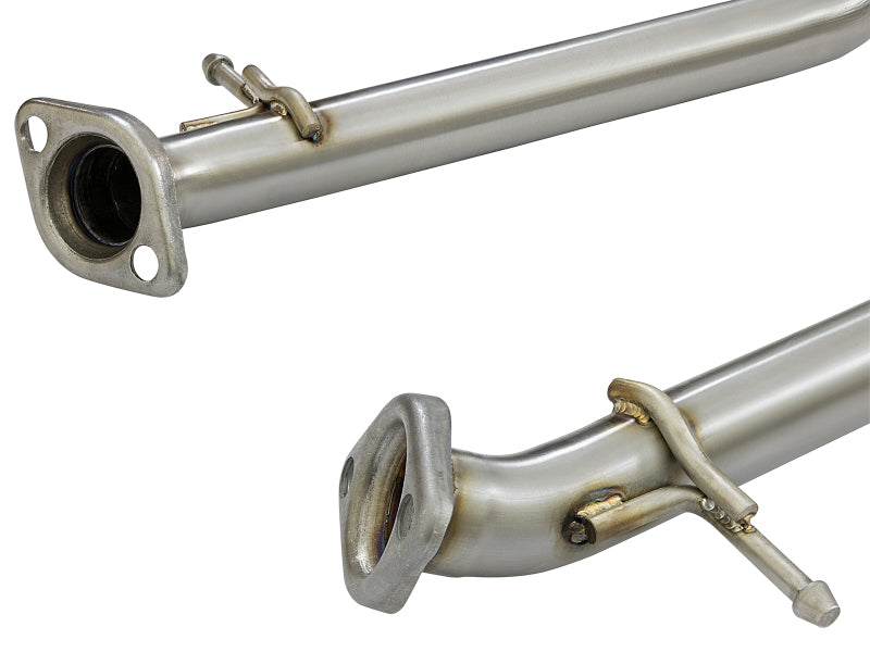 aFe Takeda 49-36037-L Axle-Back Exhaust System with Blue Flame Tips for Lexus RC