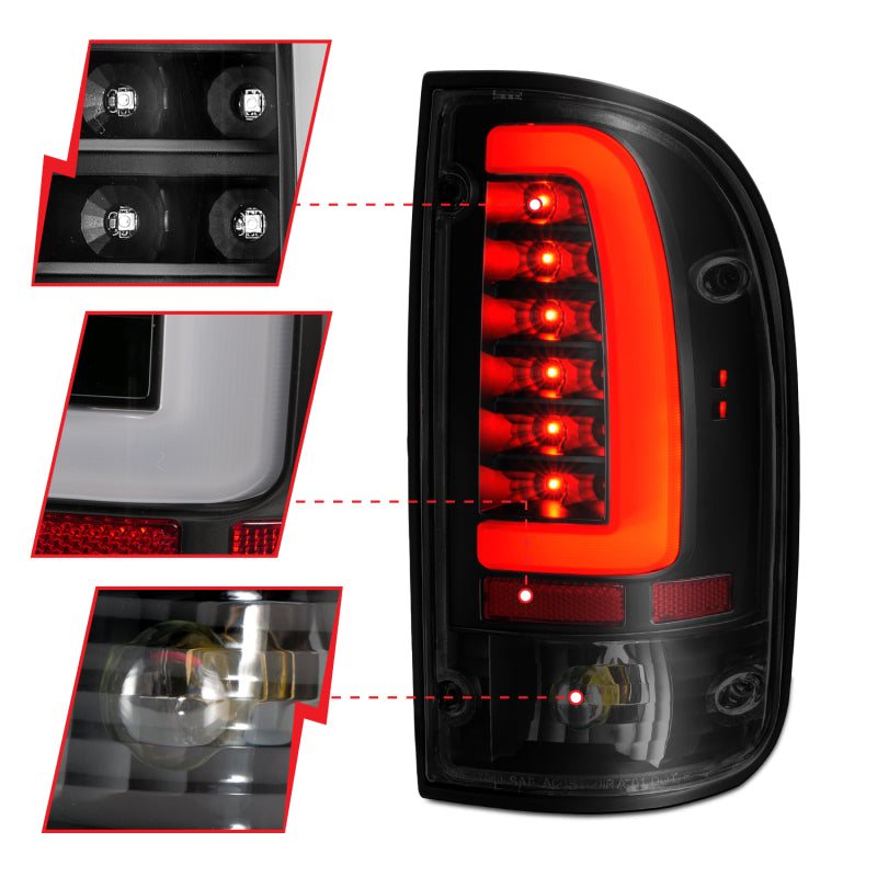 ANZO 1995-2004 Toyota Tacoma LED Taillights (Pair)