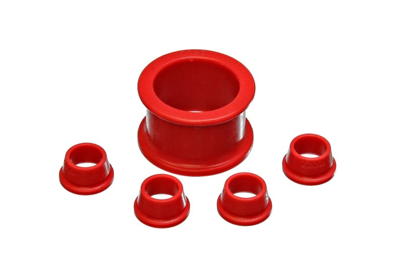 Energy Suspension eng16.10104R - 96-00 Honda Civic/CRX and 99-00 Civic Si Red Power Steering Rack Bushing Set