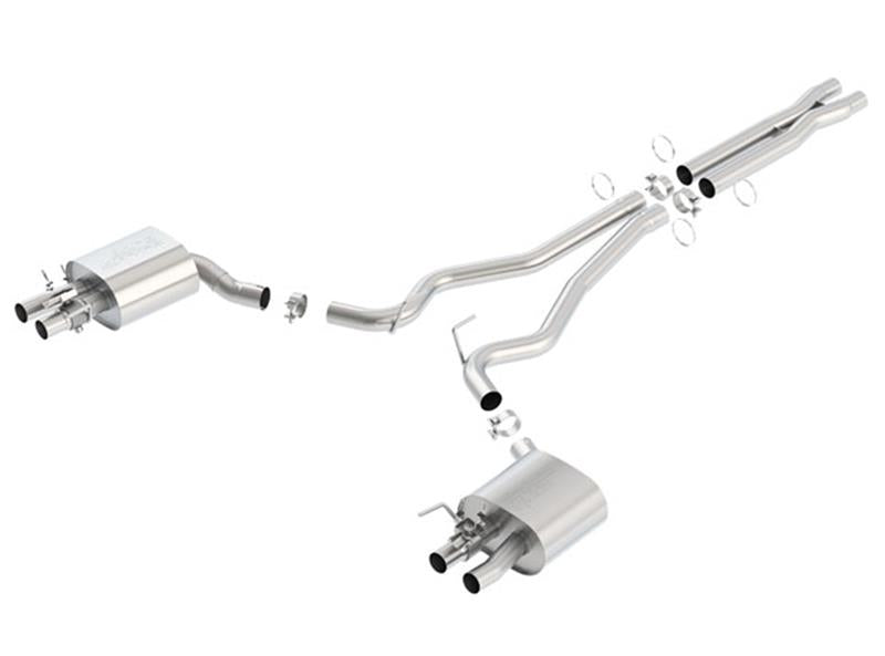 Borla 140684 ATAK Cat-Back Exhaust System for 2015-2020 Ford Mustang Shelby GT350 5.2L V8