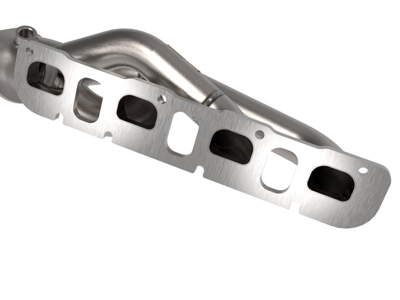 aFe Twisted Steel Headers for 2021-2026 Jeep Wrangler 392 6.4L V8, 1-7/8 to 2-3/4 Inch, Raw Finish - 48-38031