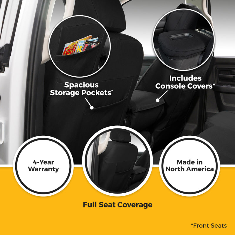 Covercraft Custom Front Seat Cover for 2024-2025 Jeep Wrangler - Carhartt Super Dux Precision Fit Buckets