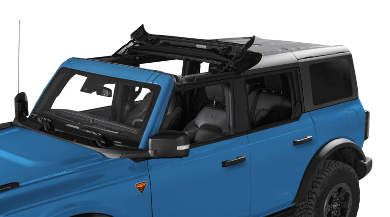 Bestop Sunrider for Hardtop - 2021-2026 Ford Bronco 4-Door, Premium Black Twill