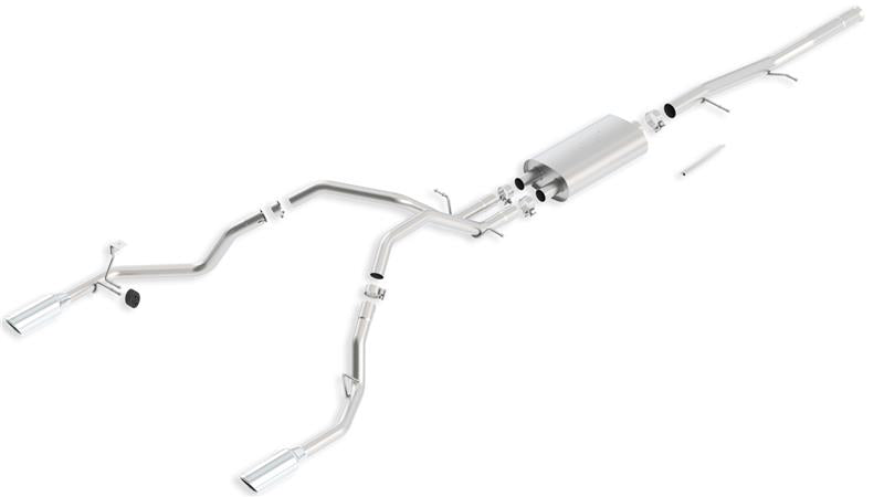 Borla 140429 S-Type Cat-Back Exhaust System for 2009-2013 Chevrolet Silverado 1500 and GMC Sierra 1500