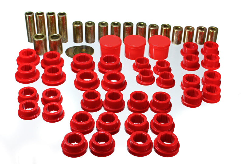Energy Suspension - eng7.3122R - 02-09 Nissan 350Z / 03-07 Infiniti G35 Coupe Red Rear Control Arm Bushing Set
