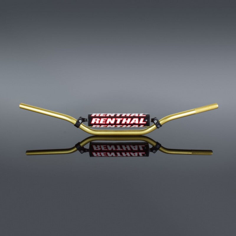 Renthal Streetfighter 7/8-Inch Dirt Bike Handlebar, Gold – Part 789-02-GO-03-219