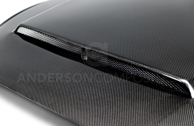 Anderson Composites 15-17 Ford Mustang Super Snake Double Sided Hood