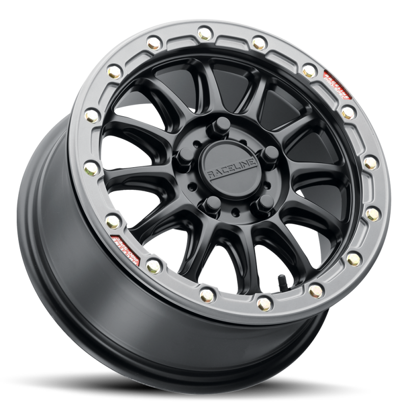 Raceline A14 Alpha A14BG 15x10 Cast Beadlock Wheel, 5x114.3 Bolt Pattern, +25mm Offset