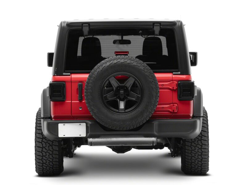 Raxiom Jeep Wrangler JL LED Tail Lights with Red Housing and Smoked Lens - Part RAXJ181425