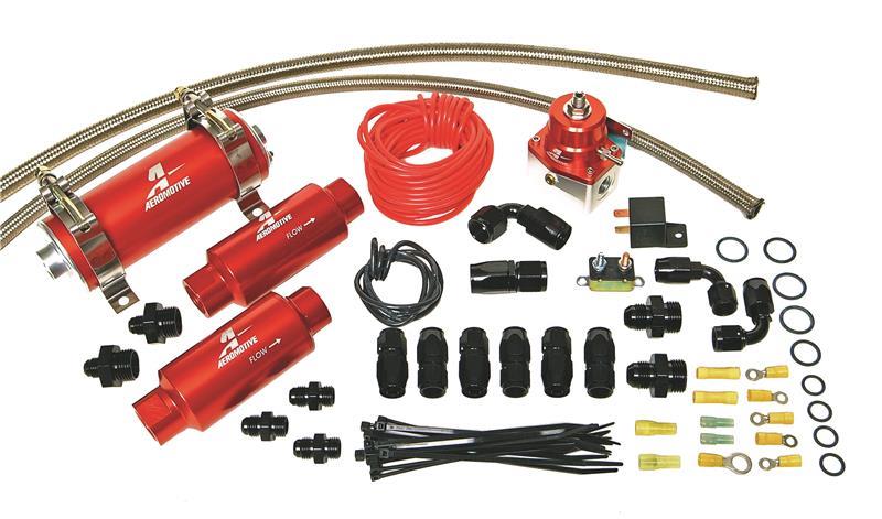 Aeromotive Belt Drive Fuel Pump Kit with Gilmer Pulley and Mounting Bracket, Part Number 17140