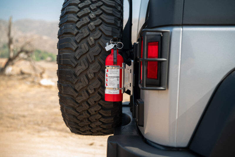 DV8 Offroad Tailgate Reinforcement MOLLE Panel for 2007-2018 Jeep Wrangler JK - dveTCJK-04