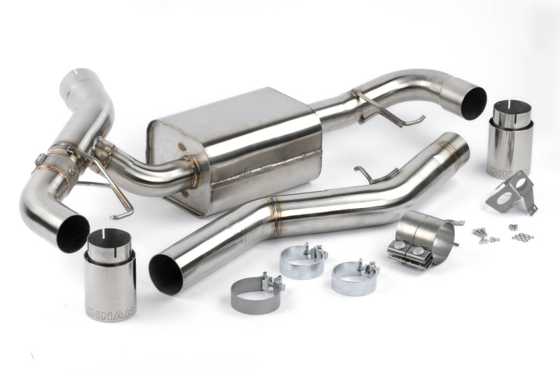 Dinan 19-26 BMW 330i (G20) & 21-26 BMW 430i (G22) Valved Axleback Exhaust System with Polished Tips