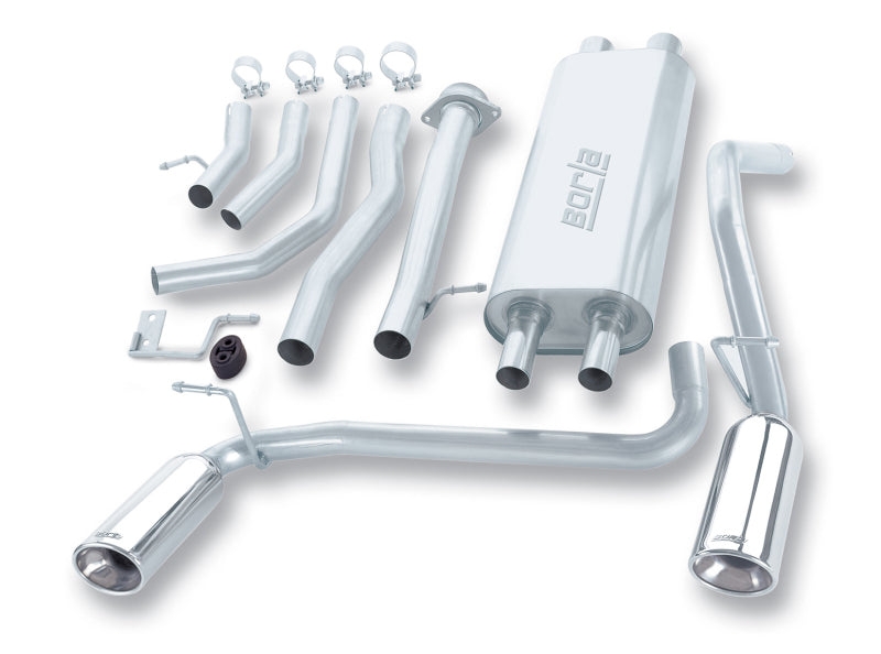 Borla 140037 Touring Cat-Back Exhaust System for 2003-2006 Hummer H2 6.0L V8