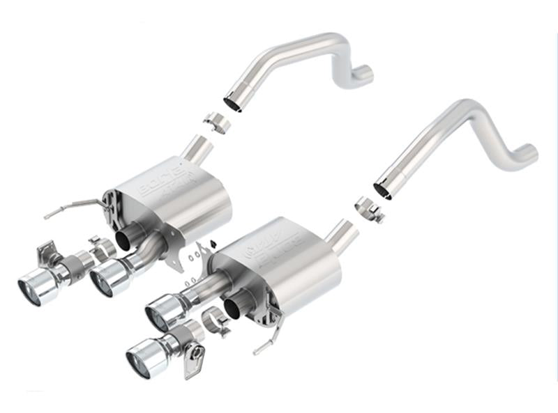 Borla 11905 ATAK Axle-Back Exhaust System for 2015-2019 Chevrolet Corvette C7 Z06 and Grand Sport