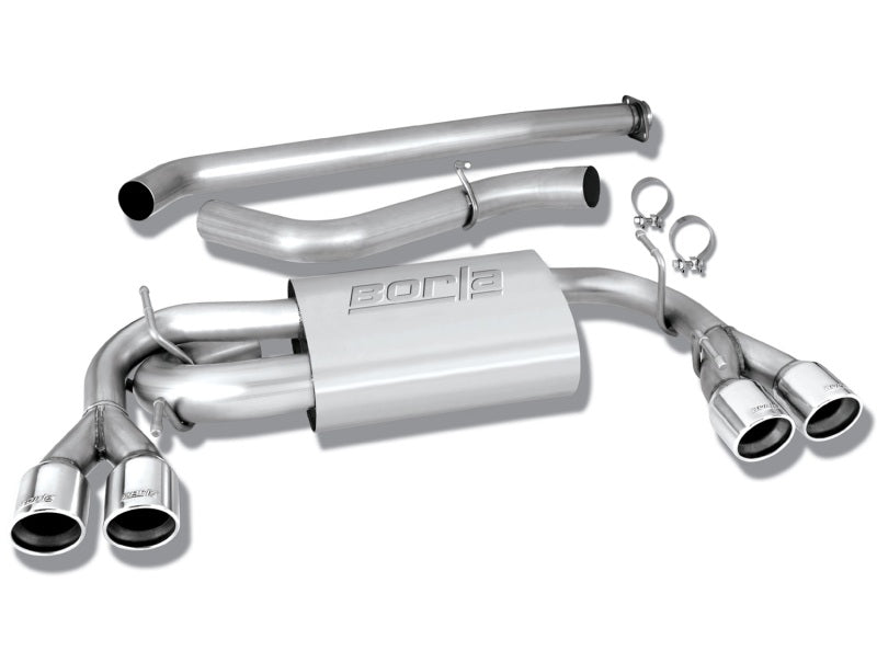 Borla 140312 S-Type Cat-Back Exhaust for 2008-2014 Subaru WRX STI and 2011-2014 WRX Hatchback