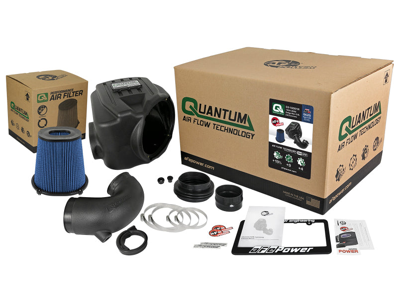 aFe Quantum Pro 5R Cold Air Intake System for 1994-2002 Dodge Ram Cummins 5.9L Diesel, Part Number 53-10001R