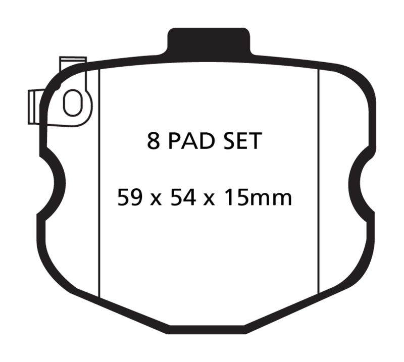 EBC Yellowstuff Brake Pad Sets