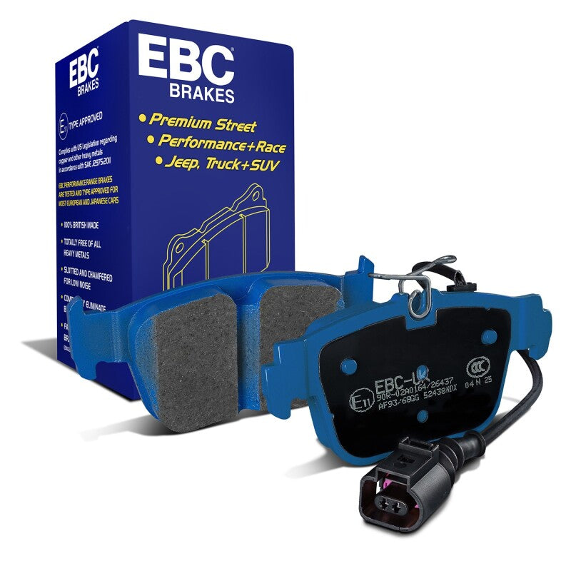EBC Bluestuff NDX Rear Brake Pads for 2022+ Volkswagen GTI and Golf R 2.0T MK8 - DP52438NDX
