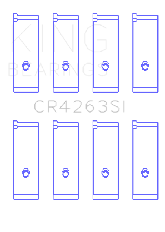 King Engine Bearings CR4263SI Toyota 1ZZ-FE Standard Rod Bearing Set