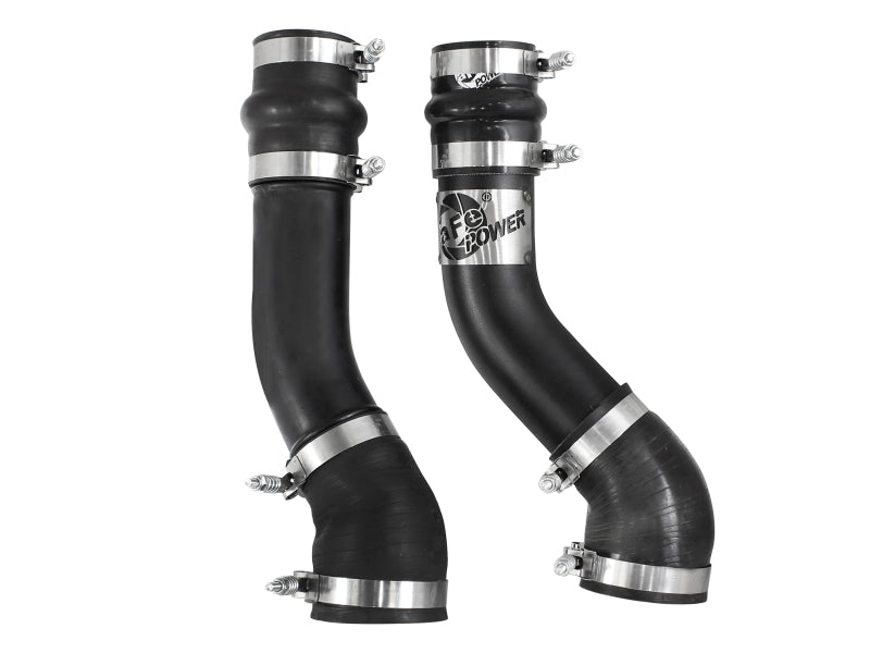 aFe BladeRunner 3-Inch Black Aluminum Hot-Side Charge Pipe, Part Number 46-20068-B, for 1994-2002 Dodge 5.9L Diesel Trucks