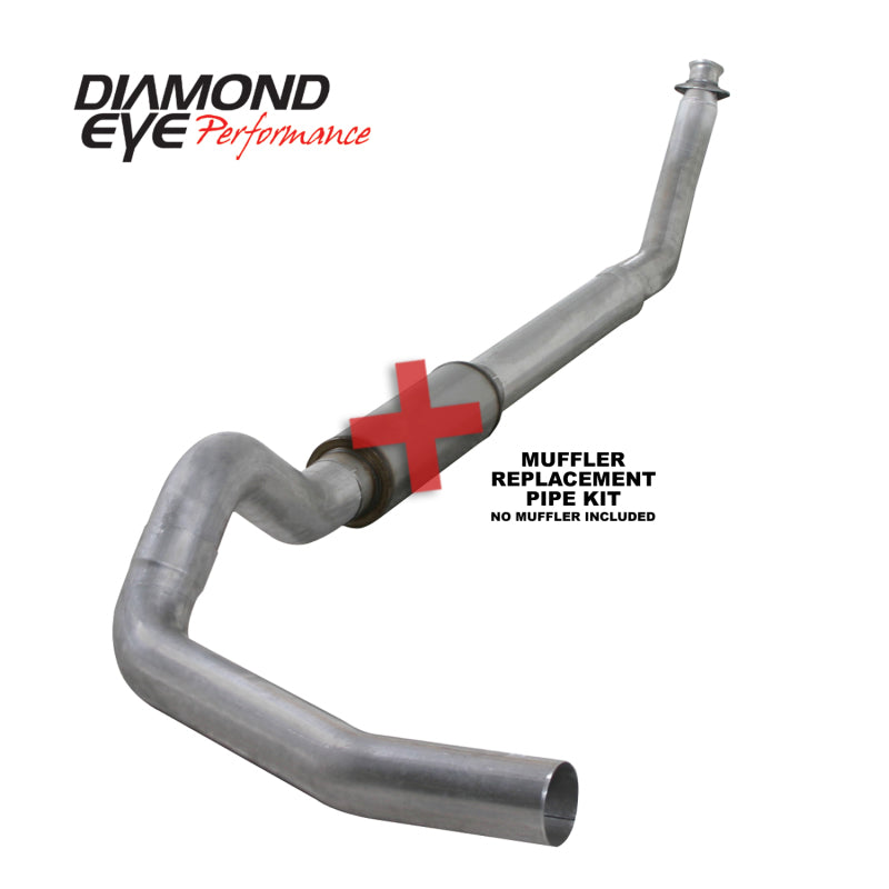 Diamond Eye Performance DEP K5216A-RP 5-Inch Aluminized Exhaust System Kit for 1994-2002 Dodge Ram 5.9L Cummins