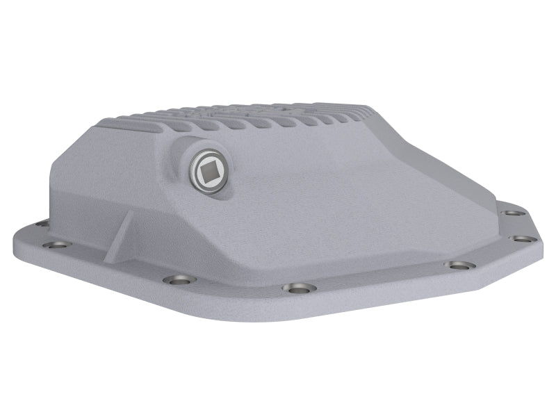aFe POWER Street Series Rear Differential Cover, Raw with Machined Fins, Part Number 46-71280A, for Ram 1500 TRX and RHO