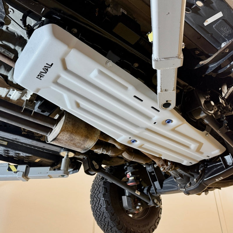 Rival 4x4 Aluminum Gas Tank Skid Plate for Ford Ranger 2024-2026 – Heavy-Duty Underbody Protection