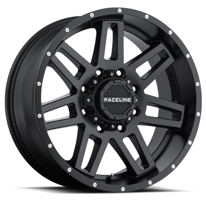 Raceline 931B Injector Satin Black Wheel - Part Number rcl931B-68080-00