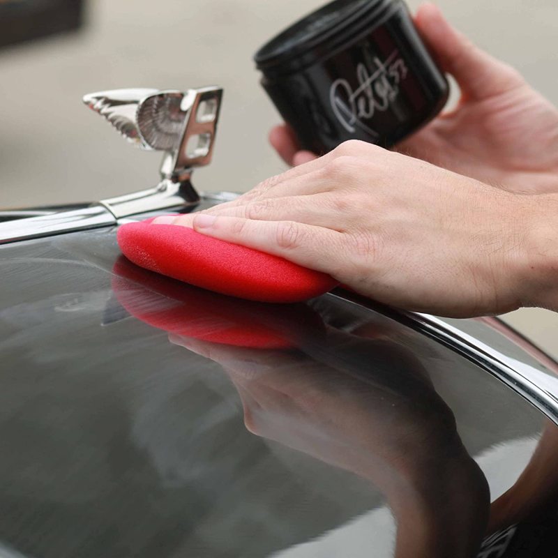 Chemical Guys Petes 53 Black Pearl Signature Carnauba Paste Wax w/Applicators - 8 oz - Case of 12