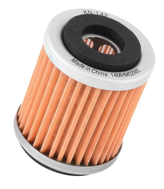 K&N Engineering KN-142 Powersports Premium Oil Filter for Select Yamaha ATVs