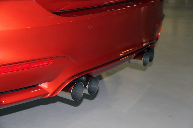 Dinan 15-20 BMW M3/M4 F80/F82/F83 Free Flow Axleback Exhaust System with Black Tips