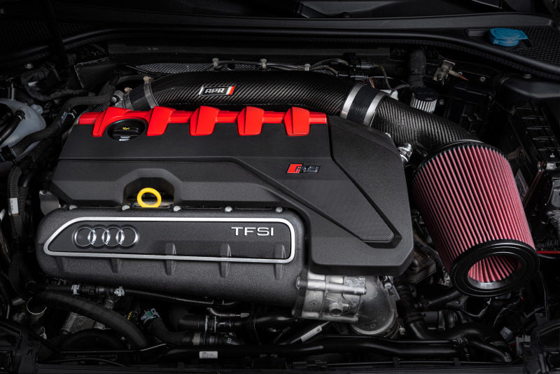 APR 17-20 Audi RS3/18-22 Audi TT RS Quattro Carbon Fiber Intake Filter System - Enhances Turbocharger Airflow
