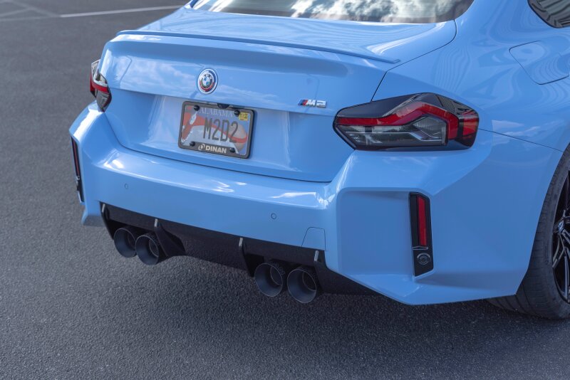 Dinan 23-26 BMW M2 G87 Valved Axleback Exhaust System with Black Tips