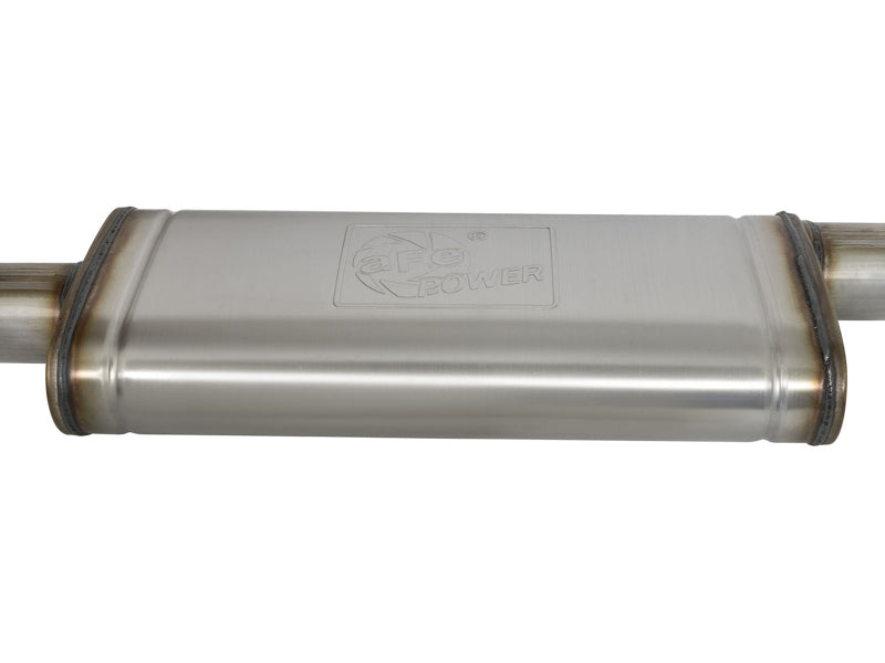 aFe ROCK BASHER 3-Inch 409 Stainless Steel Cat-Back Hi-Tuck Exhaust System, Part Number 49-48082, for 2020-2026 Jeep Gladiator JT 3.6L V6